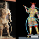 Illustration for article titled The colors on this digitally restored ancient statue are unreal